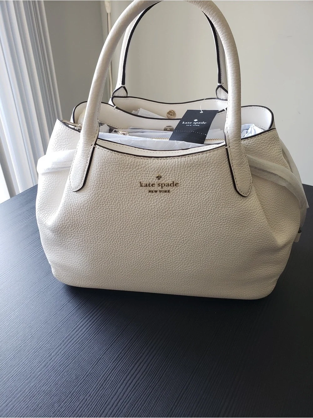 Kate Spade Dumpling Large Satchel – White/Cream